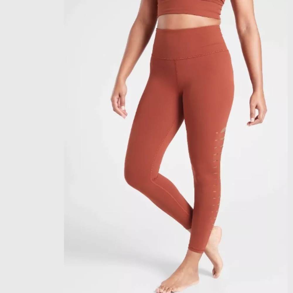 ATHLETA Illuminate 7/8 Tight Leggings Russet NWT - Picture 2 of 5